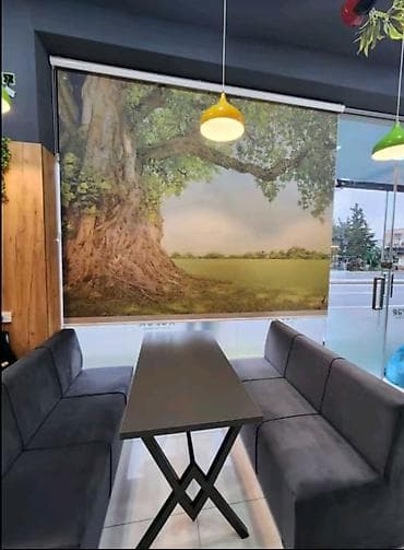 Şəkillər, tablolar: Fotojalyüzlü rulon pərdə - Material: sıx, işıqkeçirməz parça (foto — 7