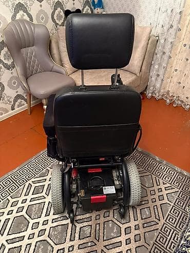 Tibbi maskalar: Elektrik əlil arabası – joystick idarəetməli, rahat oturacaq və — 4