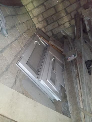 PVC pəncərə və qapı dəsti - Material: ağ rəngli PVC profillər, ikiqat
