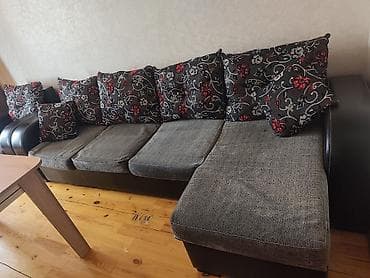 i̇şlənmiş divan: Künc divan, İşlənmiş, Açılan, Bazasız, Dəri, Çatdırılma yoxdur — 2