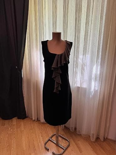 veçer donları: Qadın geyimi – zərif qara paltar.Razmer L. VS firmasi - Model: diz — 1