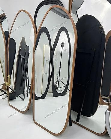 Güzgülər: Güzgü Döşəmə üstü, Oval, Sadə, Çərçivə ilə — 1