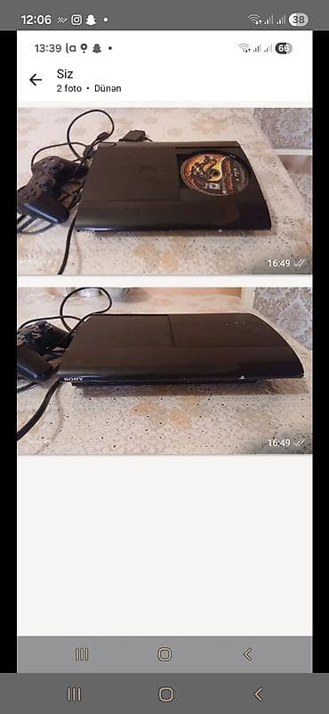 Sony PlayStation 3 Super Slim oyun konsolu - Model: PS3 Super Slim