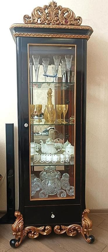 salon refı: Şüşəli dolab vitrini — 1