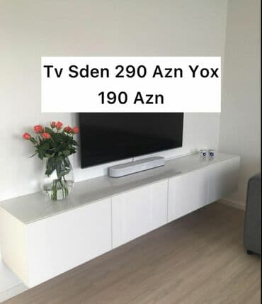 quxna mebeli islenmis: Yeni, Düz TV altlığı, Polkalı, Laminat, Azərbaycan — 4