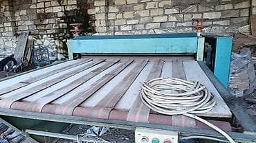 utu masası: Ağac emalı üçün geniş formatlı lentli konveyer və pres/sıxma maşını - — 3