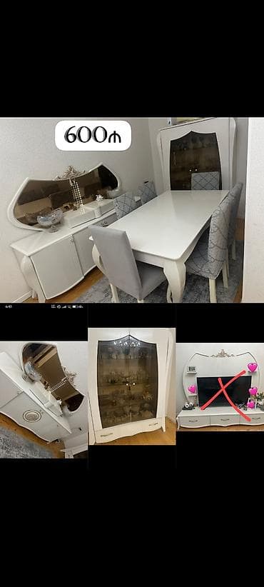 ağ masa: İşlənmiş, Dolab, TV altlığı, Komod, Kredit yoxdur, Türkiyə — 1