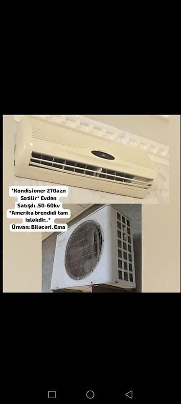 Bağlı qutu yeni .işlənməyib 35kv yeni midea kondisaneri 700azn — 1