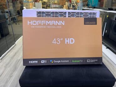 Yeni Televizor Hoffmann LED ekran 43" FHD (1920x1080), Pulsuz çatdırılma, Rayonlara çatdırılma lalafo.az -da Yeni Televizor Hoffmann LED ekran 43" FHD (1920x1080), Pulsuz çatdırılma, Rayonlara çatdırılma