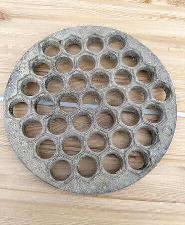 Otaq bitkiləri: Şirniyyət qəlibləri, rəng - Boz, Metal, Dairəvi, 1 — 1