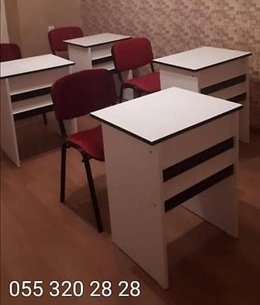 metbex meneli: Ofis və tədris ücün masalar oclərdən aslı olmayaraq hə bir madel — 6