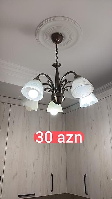 Çılçıraq, 5 lampa, Metal