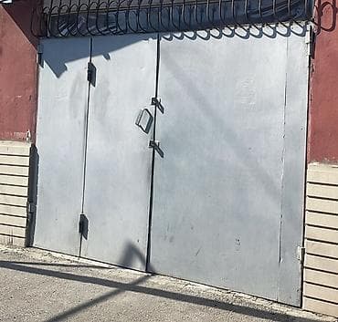 Ev və bağ: İşlənmiş Dəmir Həyət darvazası, Yana açılan, 3 m, Mexaniki, Qapı ilə, rəng - Göy — 1
