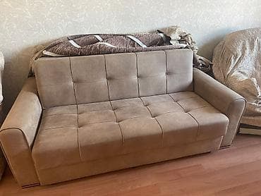 Divan – açılan, bazalı model - Rəng: bej - Mexanizm: açılır, yatmaq — 1