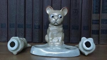 alman avçarkasi: Немецкий фарфор. антиквариат. собачки. перешница-солонка. комплект для — 4