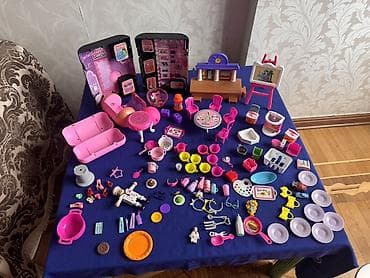 Игровые наборы: Uşaq üçün böyük kolleksiya – miniatür oyuncaq aksesuarları və mebel — 2