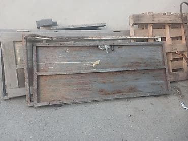 Metall qapı və qutu (kasa) - Material: qalın polad təbəqə və profil — 2