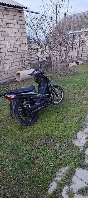 moped alıram: Moped/motosiklet – Qezet tipli (underbone) model - Rəng: qara-yaşıl - — 3
