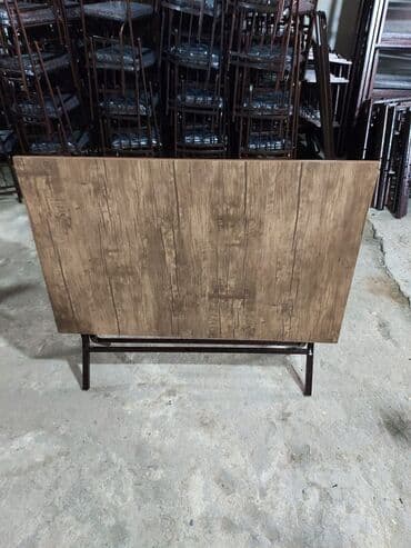 stol və stul dəstləri: Yeni, Kvadrat masa, 6 stul, Açılmayan, Stullar ilə, Taxta, Azərbaycan — 30