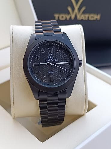 ToyWatch “Velvety” qol saatı - Rəng: mat qara (gövdə və metal qolbaq) — 4