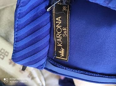 trapes salvar modelleri: Karona S&R markalı qadın paltarı - Rəng: saf mavi (kral mavisi) - — 3