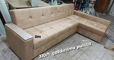 salon mebli: Künc divan, Yeni, Parça, Pulsuz çatdırılma — 1