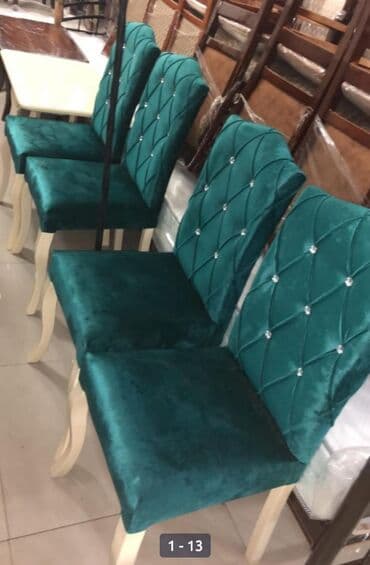 zerif cayi: Для гостиной, Новый, Нескладной, цвет - Серый Стул — 3