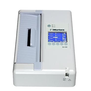 12 kanallı Mortara ELI 230 elektrokardioqraf Əla vəziyyətdə olan