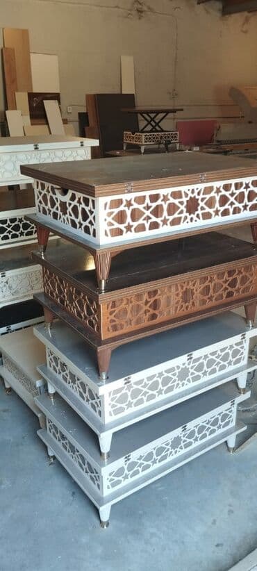 Jurnal masası, Yeni, Transformer, Laminat, Dördbucaq masa