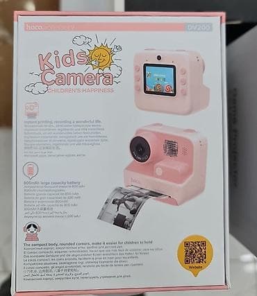 Oyuncaq fotoaparatlar: Hoco DV200 Kids Camera – uşaq fotoaparatı, ani çap funksiyası ilə — 2