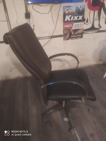 meqa mebel: Təkərli, Qolları tənzimlənmir, Süni dəri — 2