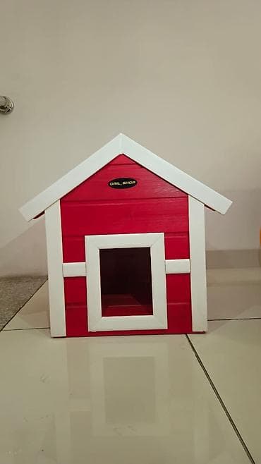 qara mal: Küçə və həyət pişikləri üçün xüsusi hazırlanmış taxta yuvalar — 3