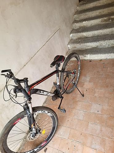 SAFT dağ velosipedi - Çərçivə: yüngül alyuminiy, “SAFT” loqolu