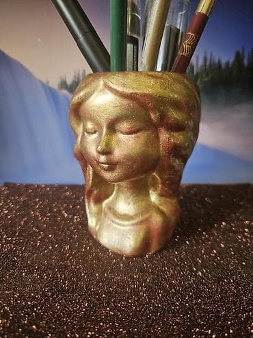 Fiqurlar: Fiqur, Gips, rəng - Qızılı — 5