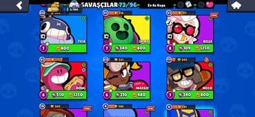 Digər kolleksiyalar: Brawl Stars hesabı – yüksək göstəricilər və zəngin kolleksiya Profil — 7