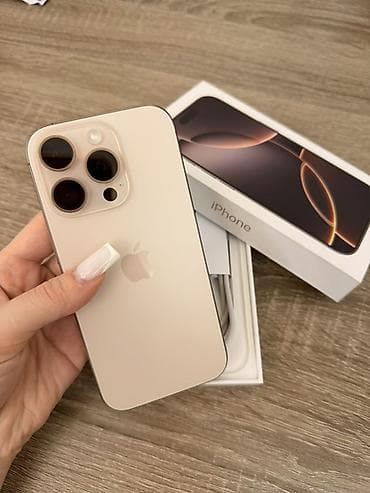 IPhone 16 Pro, 128 GB, Desert Titanium, Face ID