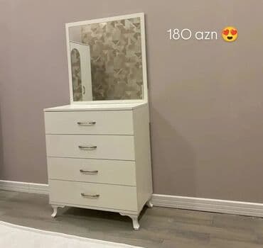 туалетный столик белый: Новый, Трюмо, Ламинат, Нет кредита, Бесплатная доставка в черте города — 1