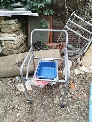 Portativ tualet stulu (komod çərçivəsi) - Metal karkaslı, yüngül və
