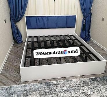 Yeni, İkinəfərlik çarpayı, Bazasız, Matras ilə, Siyirməsiz