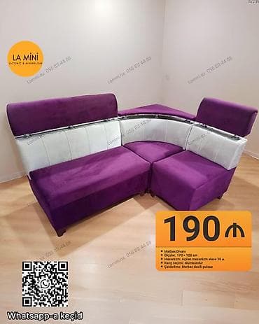 metbext divan: Künc divan, Açılan, Parça, Şəhərdaxili pulsuz çatdırılma — 1