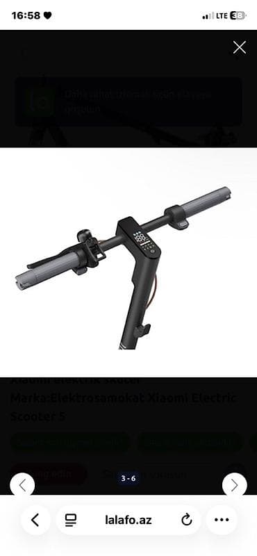 elektro samokat: Xiaomi Electric Scooter 5 – şəhərdaxili sürətli və rahat hərəkət üçün — 2