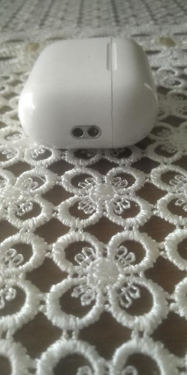 iphone 14 pro ekranı: İşlənmiş Simsiz (Bluetooth) Qulaqcıqlar, Apple, rəng - Ağ — 4