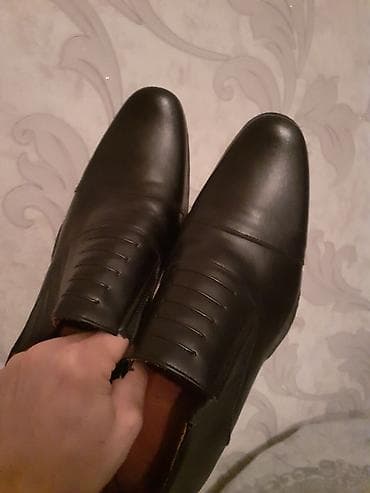 botinka 43: Gencede satilir deri klassik ayaqabi Moskvadan alinib qiymet sondur — 3