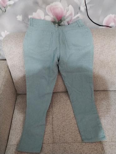 Брюки, Zara, цвет - Зеленый — 3