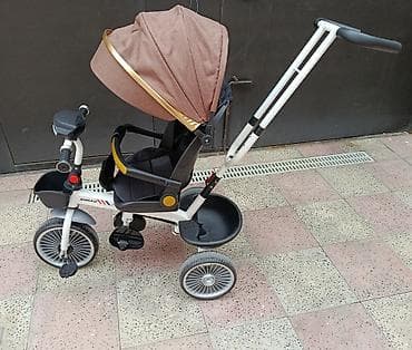 Uşaq üçtəkərli velosipedi-araba (3+1 funksiyalı) - Valideyn idarəetmə