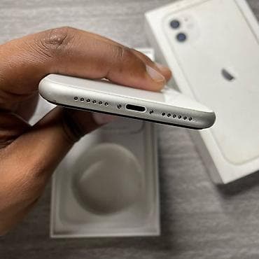 apple watch 1: IPhone 11, 128 GB, Ağ, Zəmanət, Kredit, Simsiz şarj — 5