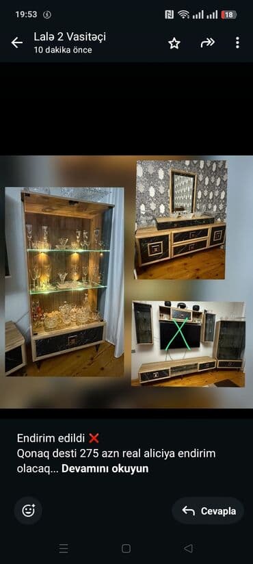 Endirim edildi ❌ Qonaq desti 275 azn real aliciya endirim olacaq 🏡 lalafo.az -da Endirim edildi ❌ Qonaq desti 275 azn real aliciya endirim olacaq 🏡