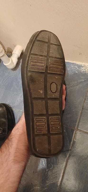 Мокасины и лоферы: Размер: 41, цвет - Черный, Б/у — 1