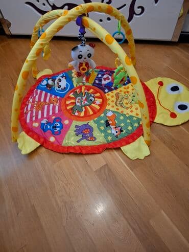 uşaq xalca: Tısbağa formasında hazırlanmış bu oyun xalçası, körpələr üçün — 1