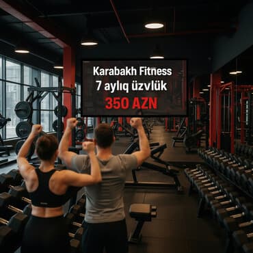 ses yazma studiyasi qiymetleri: Karabakh Fitness – 7 aylıq üzvlük satılır - Hal hazırda dondurulub — 1